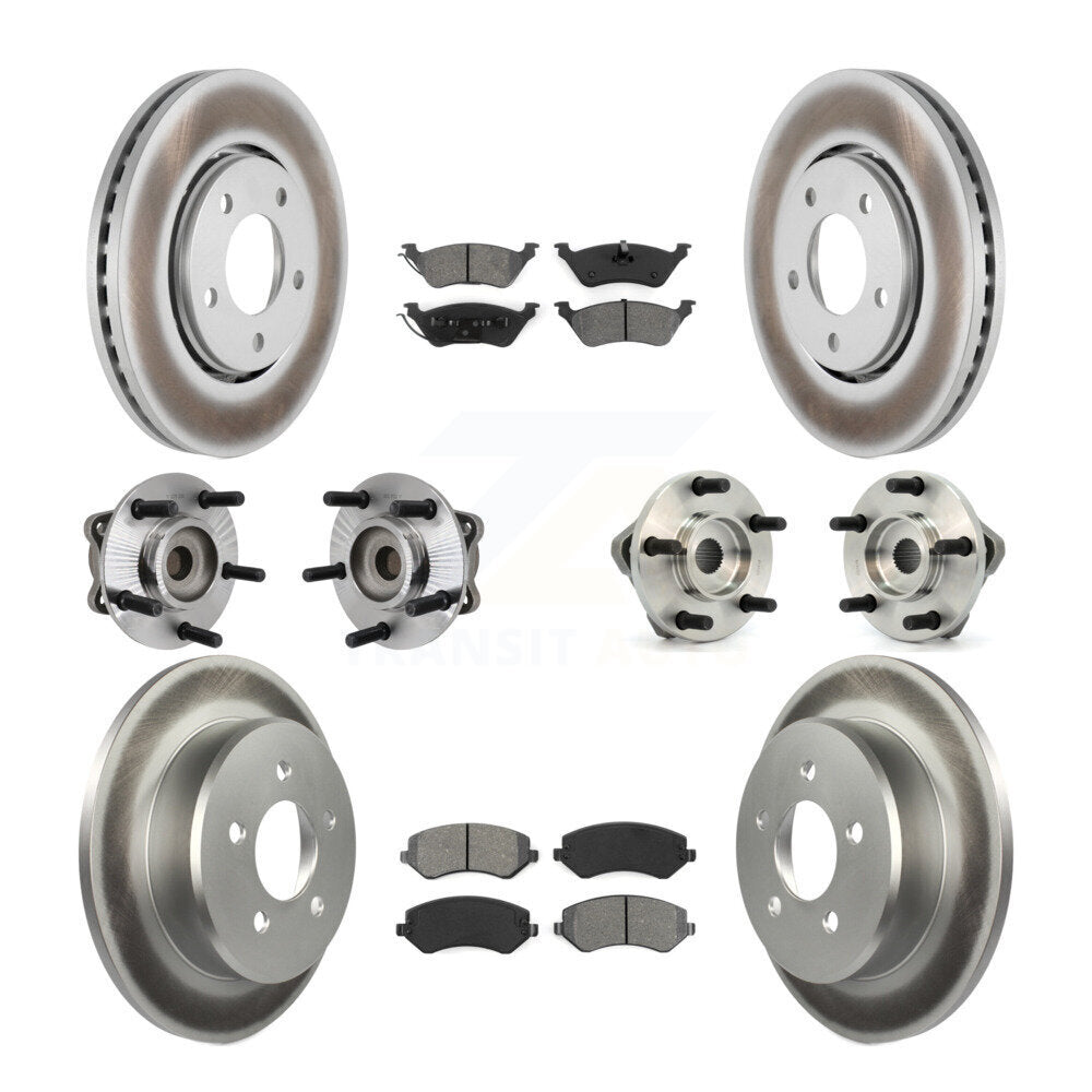 Transit Auto KBB-111981 Wheel Bearing and Hub Assembly for 2001-2007 Dodge Caravan, Dodge Grand Caravan, Chrysler Town & Country - Front and Rear product image