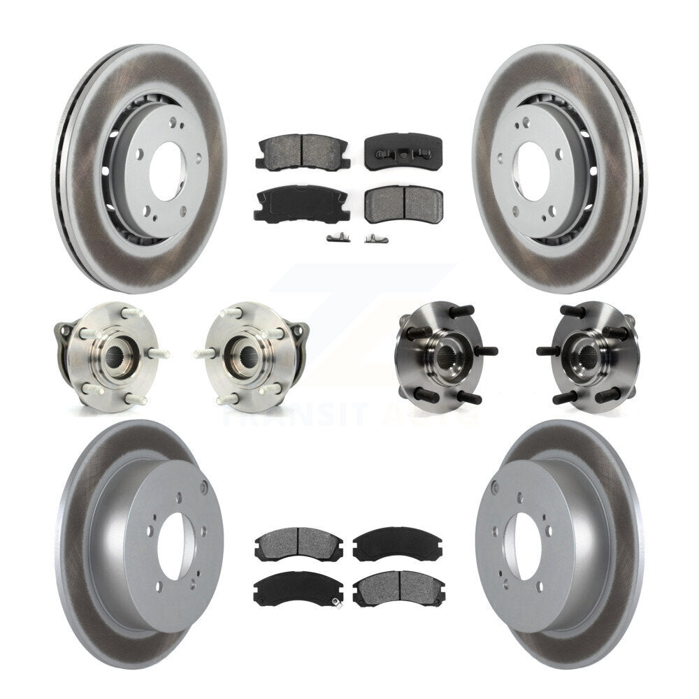 Transit Auto KBB-112167 Wheel Bearing and Hub Assembly for 2010-2011 Mitsubishi Lancer - Front and Rear product image