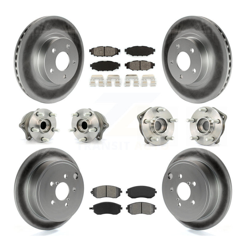 Transit Auto KBB-112180 Wheel Bearing and Hub Assembly for 2008-2010 Subaru Impreza - Front and Rear product image