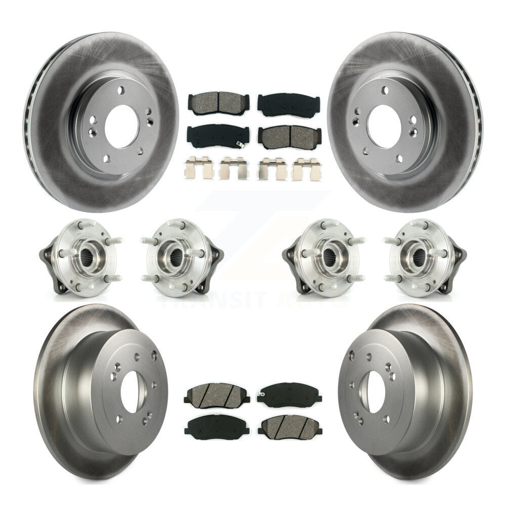 Transit Auto KBB-112280 Wheel Bearing and Hub Assembly for 2007-2009 Hyundai Santa Fe - Front and Rear product image