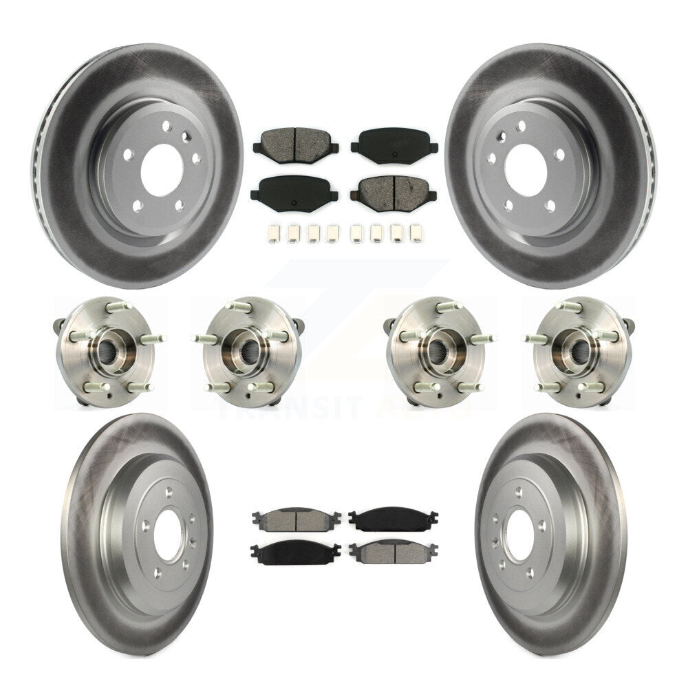 Transit Auto KBB-112290 Wheel Bearing and Hub Assembly for 2009-2010 Lincoln MKS - Front and Rear product image
