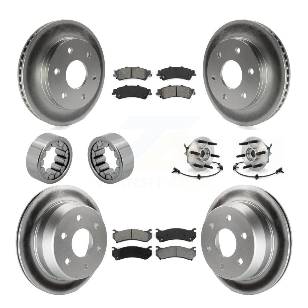 Transit Auto KBB-112346 Wheel Bearing and Hub Assembly for 1999-2000 Chevrolet Silverado 1500, GMC Sierra 1500 - Front and Rear product image