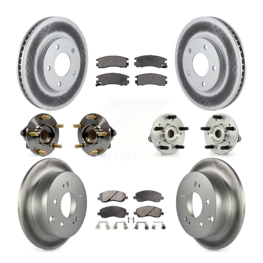Transit Auto KBB-112580 Wheel Bearing and Hub Assembly for 2010-2012 Mitsubishi Galant - Front and Rear product image