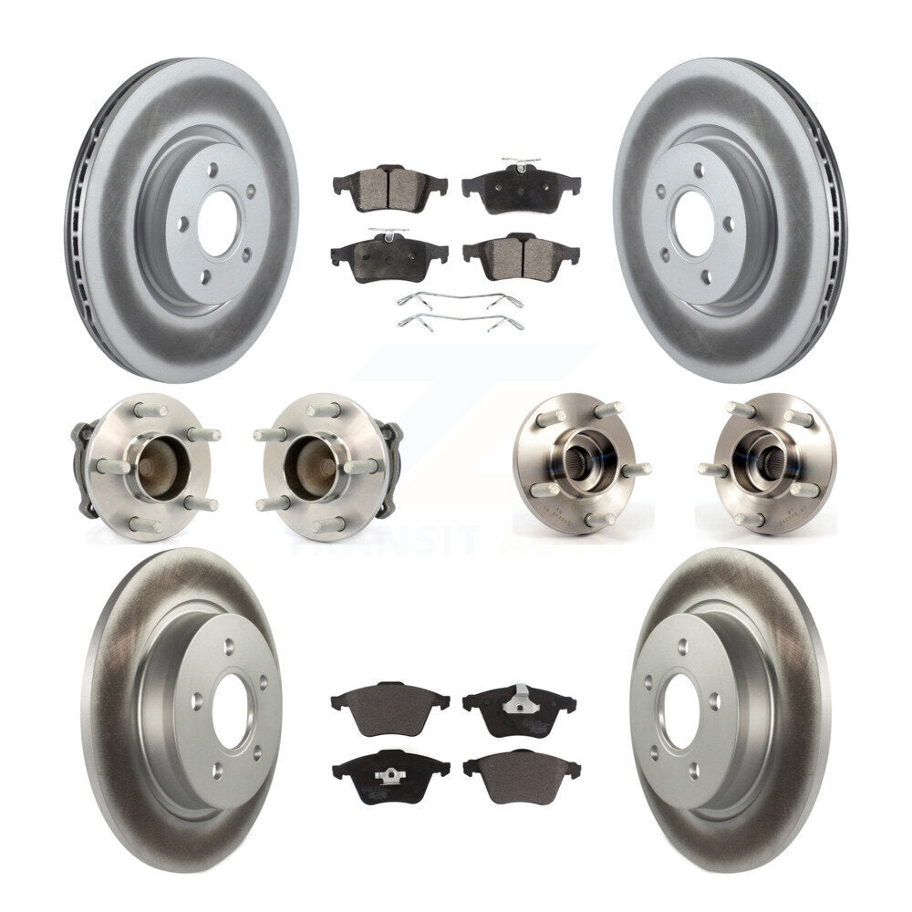 Transit Auto KBB-112760 Wheel Bearing and Hub Assembly for 2005-2013 Volvo S40, Volvo V50, Volvo C70 - Front and Rear product image