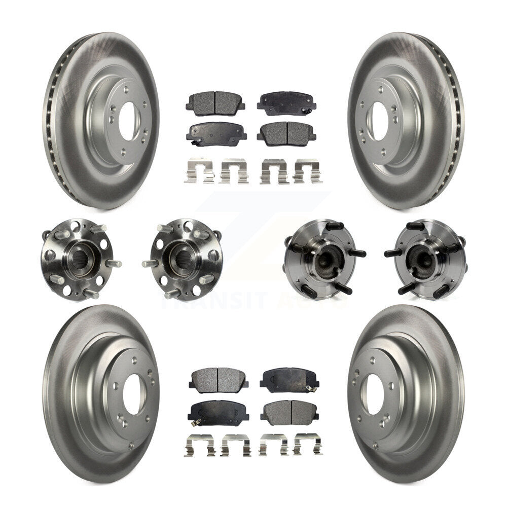 Transit Auto KBB-112768 Wheel Bearing and Hub Assembly for 2010-2016 Hyundai Genesis Coupe - Front and Rear product image