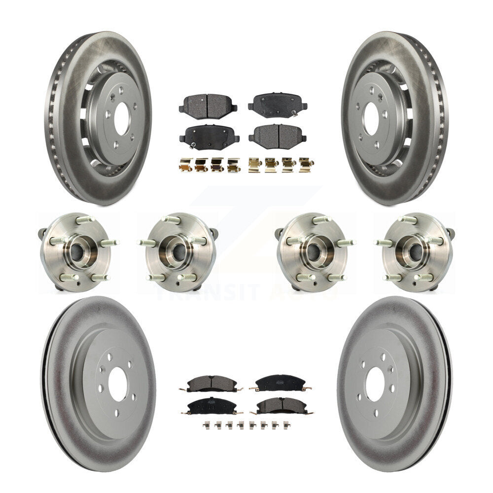 Transit Auto KBB-112881 Wheel Bearing and Hub Assembly for 2012-2019 Ford Taurus, Ford Flex, Lincoln MKS - Front and Rear product image