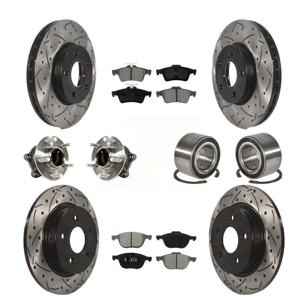 Transit Auto KBB-113184 Wheel Bearing for 2012-2018 Ford Focus - Front and Rear product image