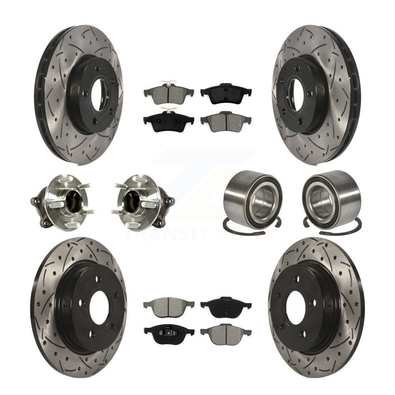 Transit Auto KBB-113184 Wheel Bearing for 2012-2018 Ford Focus - Front and Rear product image