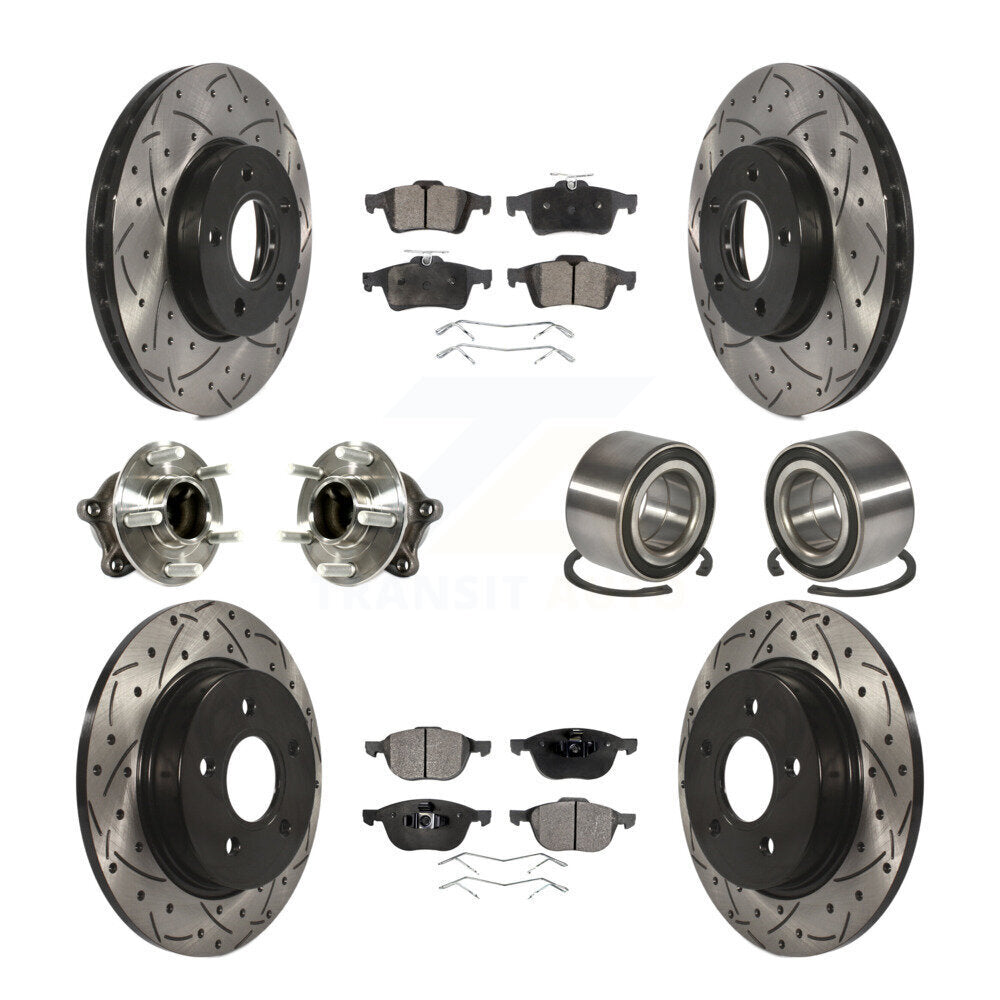 Transit Auto KBB-113193 Wheel Bearing for 2012-2018 Ford Focus - Front and Rear product image