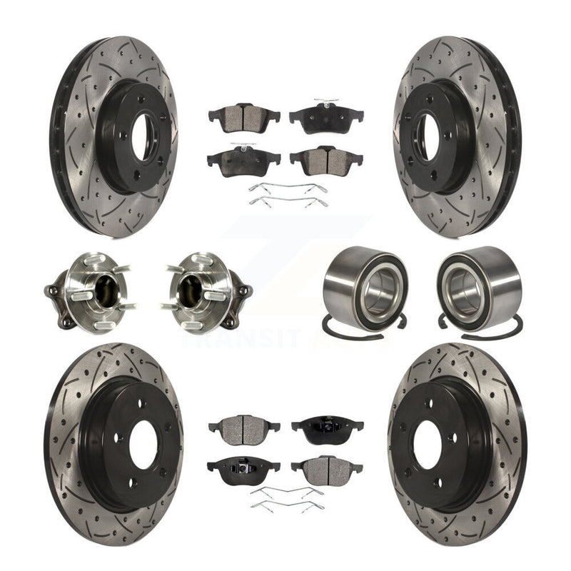 Transit Auto KBB-113193 Wheel Bearing for 2012-2018 Ford Focus - Front and Rear product image