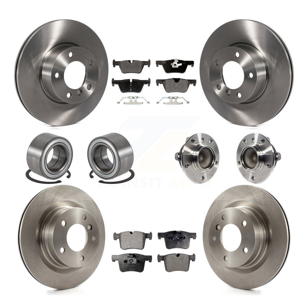 Transit Auto KBB-113355 Wheel Bearing and Hub Assembly for 2013-2018 BMW 328d, BMW 320i - Front and Rear product image