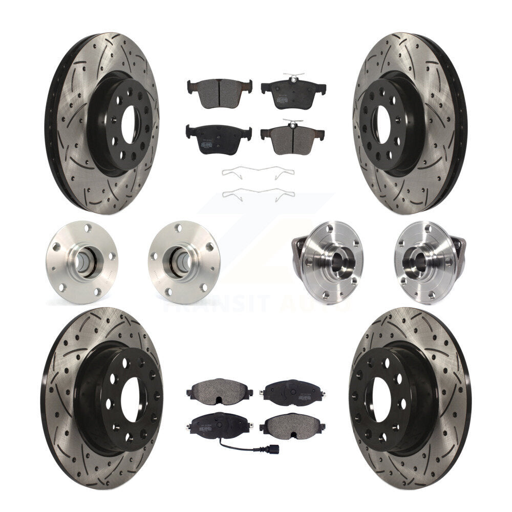 Transit Auto KBB-113505 Wheel Bearing and Hub Assembly for 2015-2018 Audi A3 Sportback e-tron, Audi A3 - Front and Rear product image