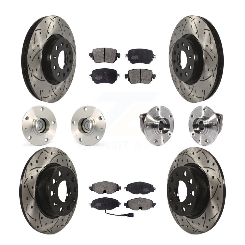 Transit Auto KBB-113506 Wheel Bearing and Hub Assembly for 2015-2018 Volkswagen GTI - Front and Rear product image