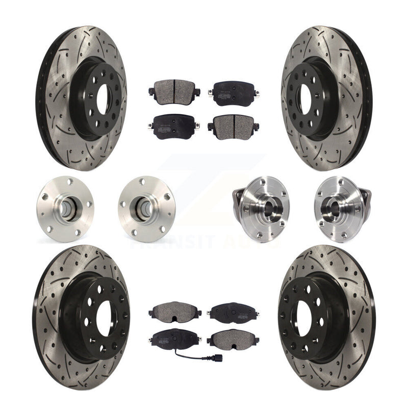 Transit Auto KBB-113506 Wheel Bearing and Hub Assembly for 2015-2018 Volkswagen GTI - Front and Rear product image