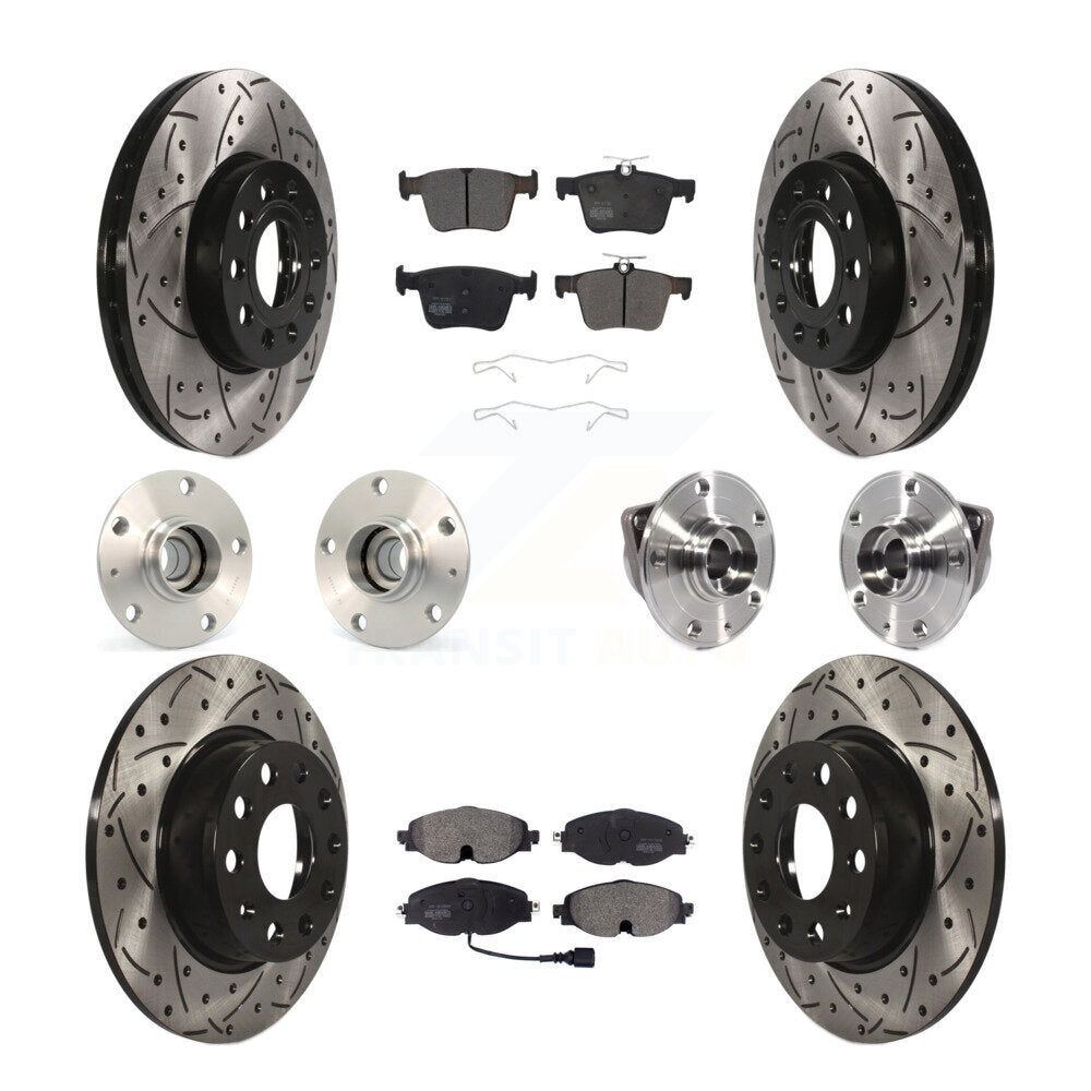 Transit Auto KBB-113507 Wheel Bearing and Hub Assembly for 2016 Audi A3 - Front and Rear product image