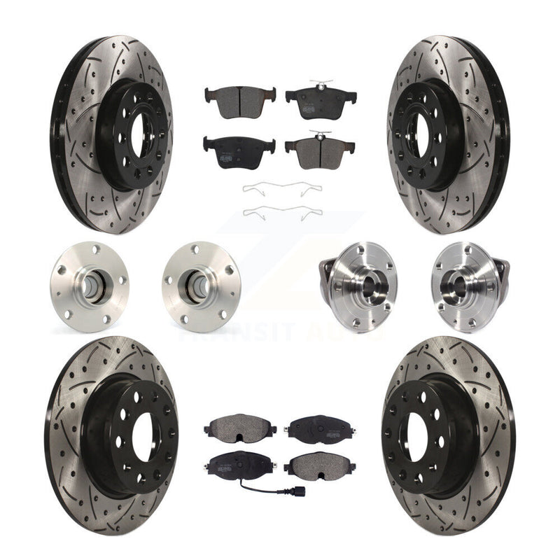 Transit Auto KBB-113507 Wheel Bearing and Hub Assembly for 2016 Audi A3 - Front and Rear product image