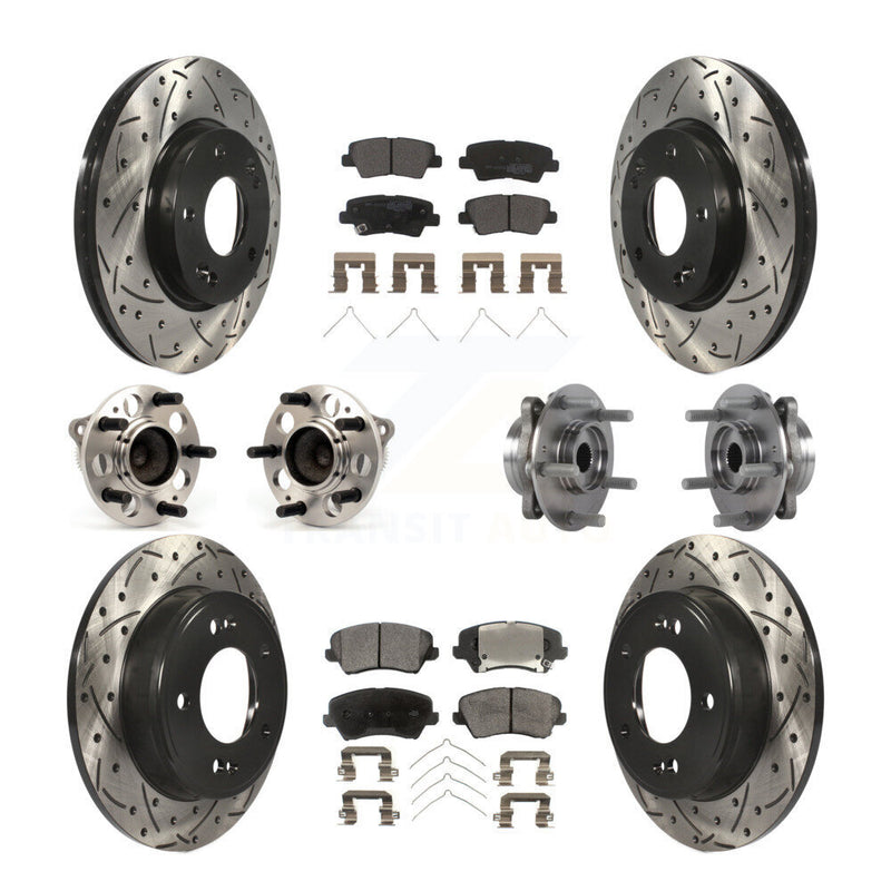 Transit Auto KBB-113514 Wheel Bearing and Hub Assembly for 2017 Hyundai Elantra GT - Front and Rear product image