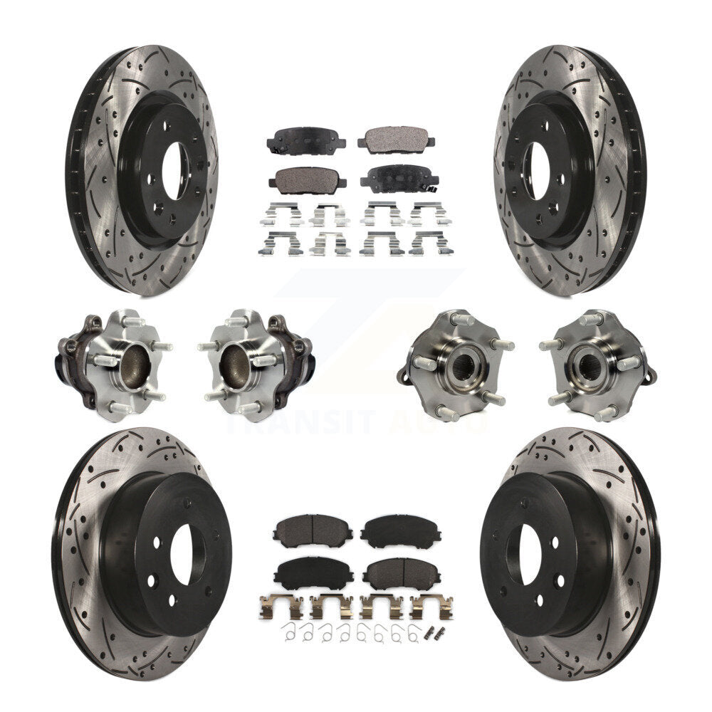 Transit Auto KBB-113525 Wheel Bearing and Hub Assembly for 2014-2022 Nissan Rogue, Nissan Rogue Sport, Nissan Qashqai - Front and Rear product image