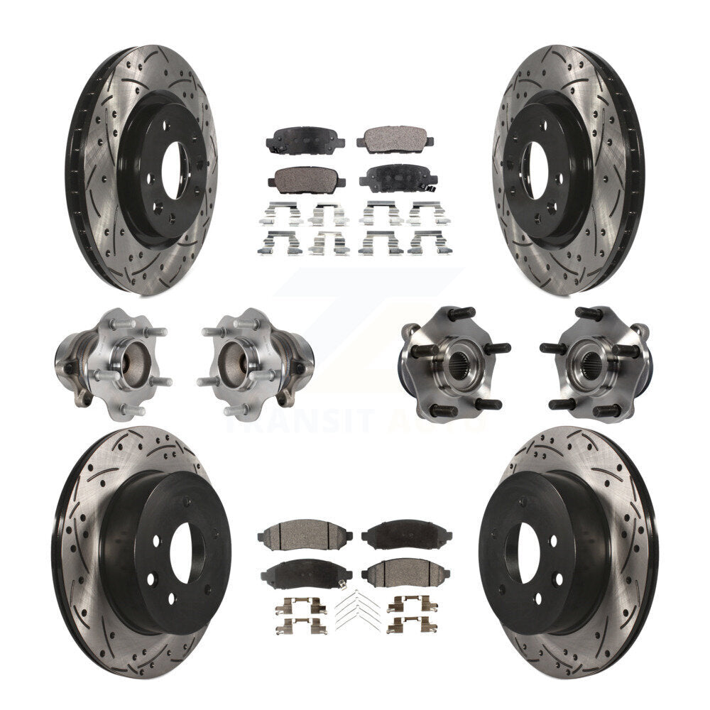 Transit Auto KBB-113527 Wheel Bearing and Hub Assembly for 2015 Nissan LEAF - Front and Rear product image