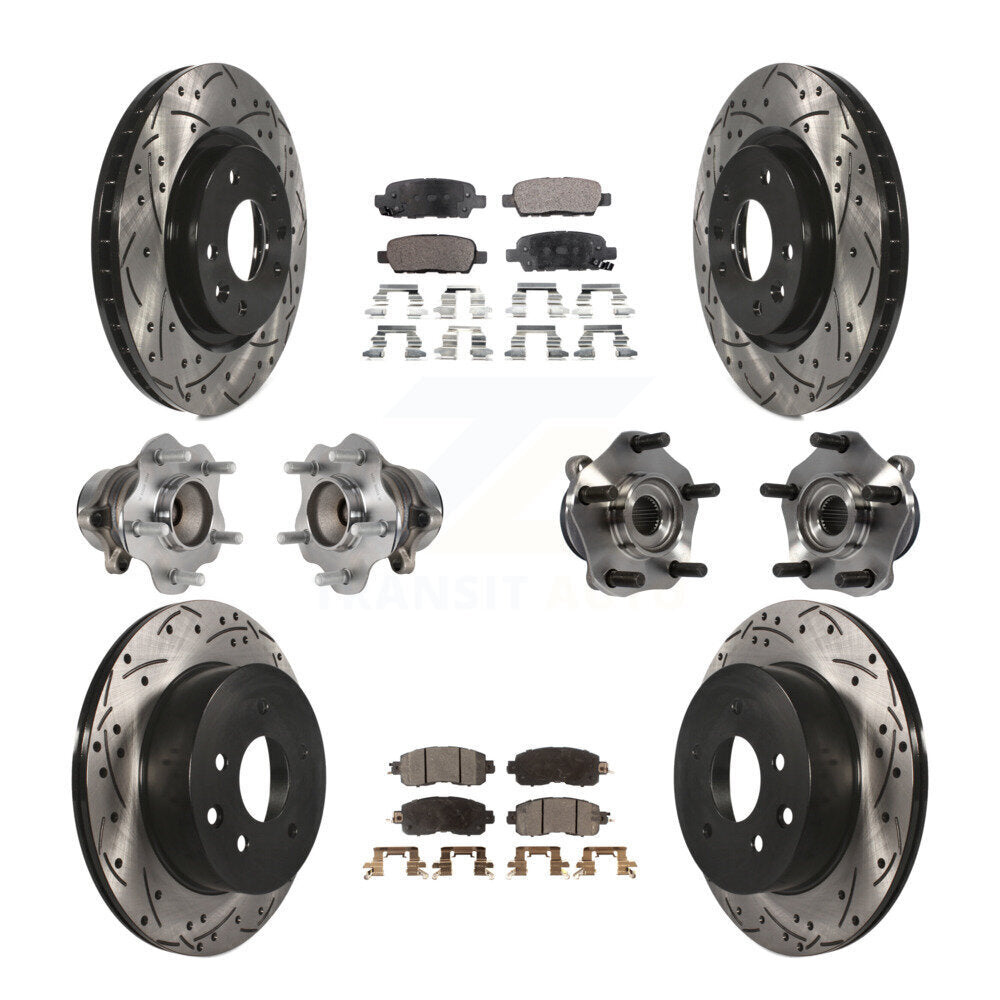 Transit Auto KBB-113528 Wheel Bearing and Hub Assembly for 2014-2017 Nissan LEAF - Front and Rear product image