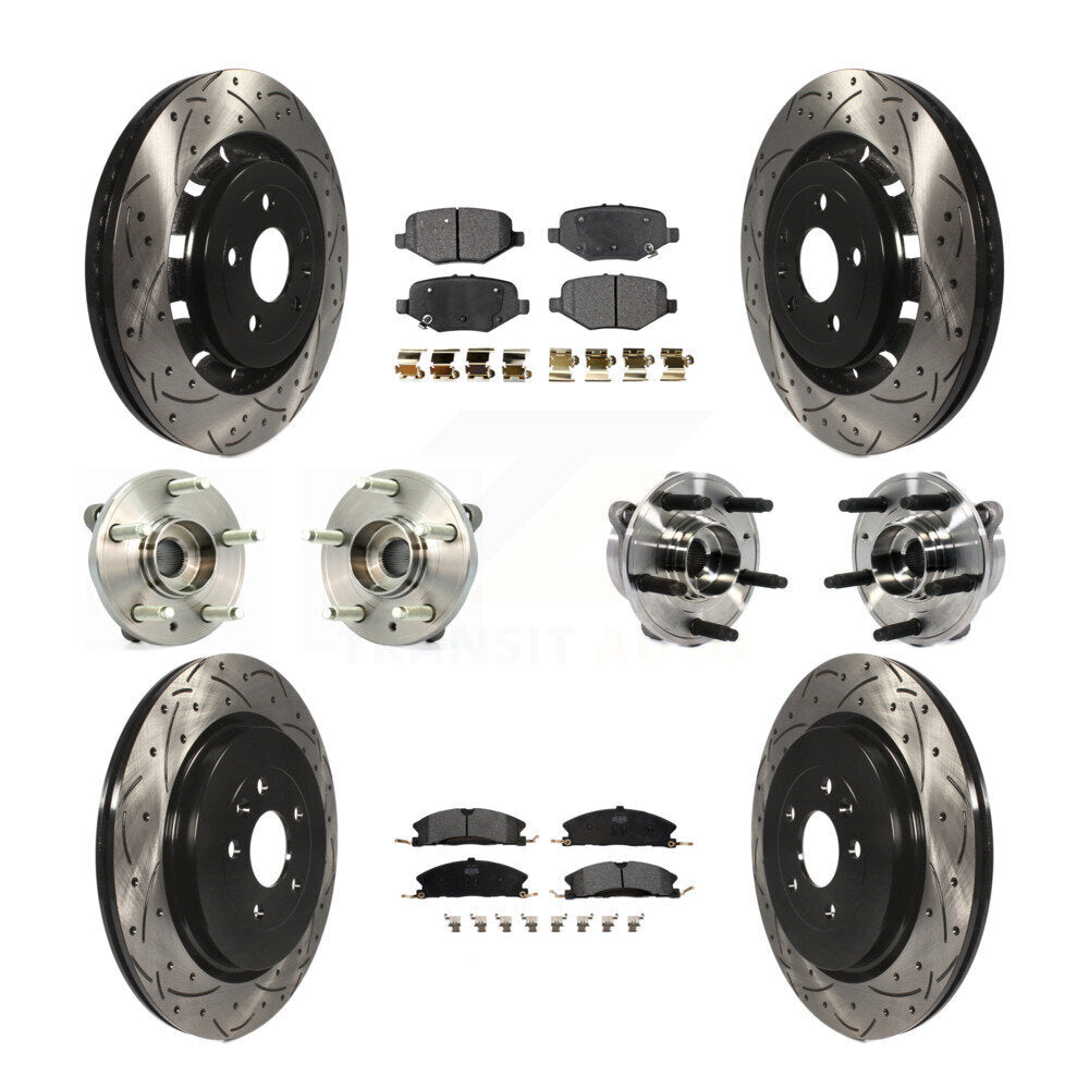 Transit Auto KBB-113537 Wheel Bearing and Hub Assembly for 2013-2019 Ford Special Service Police Sedan, Ford Police Interceptor Sedan, Ford Taurus - Front and Rear product image