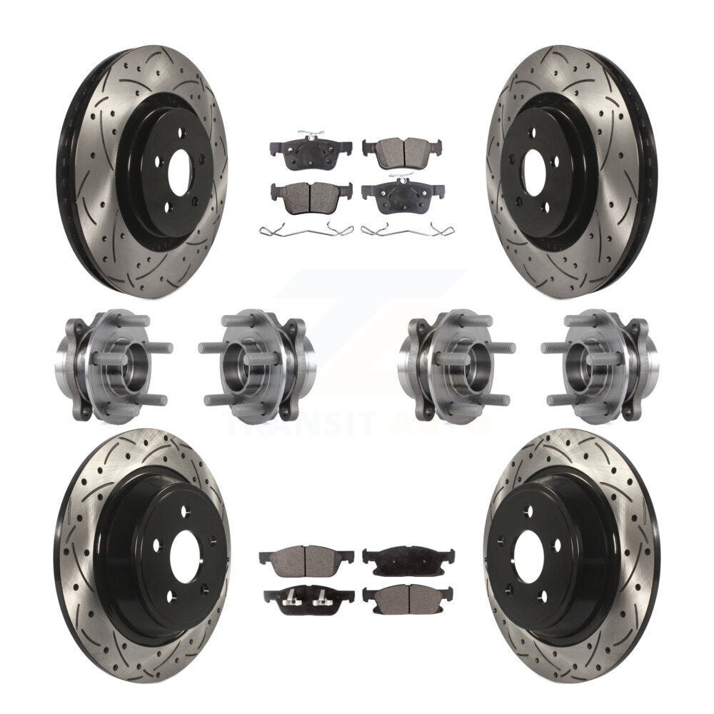 Transit Auto KBB-113543 Wheel Bearing and Hub Assembly for 2015-2023 Lincoln Nautilus, Lincoln MKX, Ford Edge - Front and Rear product image