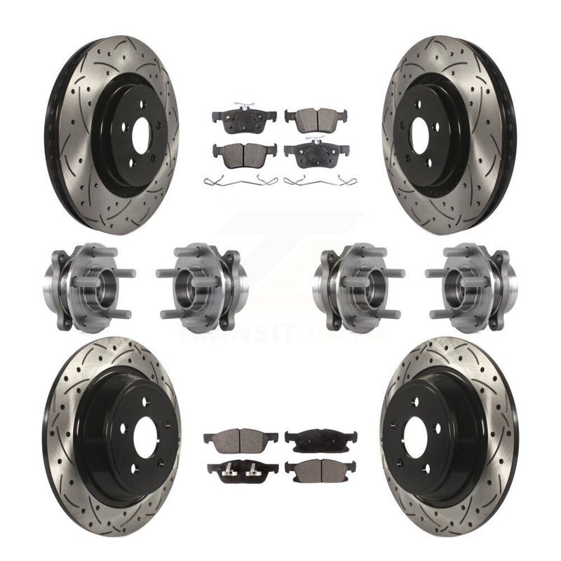Transit Auto KBB-113543 Wheel Bearing and Hub Assembly for 2015-2023 Lincoln Nautilus, Lincoln MKX, Ford Edge - Front and Rear product image
