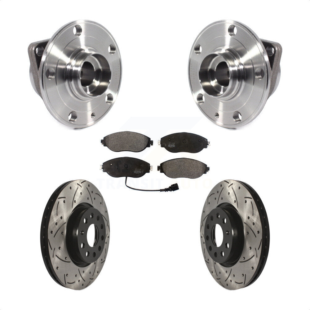 Transit Auto KBB-113551 Wheel Bearing and Hub Assembly for 2015-2019 Volkswagen Arteon, Volkswagen GTI - Front product image