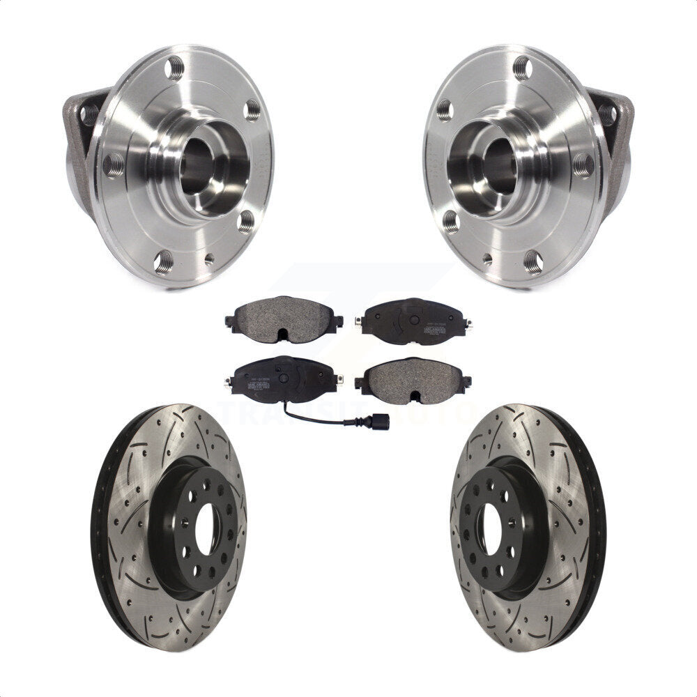 Transit Auto KBB-113552 Wheel Bearing and Hub Assembly for 2015-2023 Volkswagen Taos, Audi TT Quattro, Volkswagen Golf Alltrack & more - Front product image