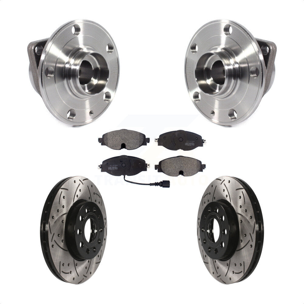 Transit Auto KBB-113553 Wheel Bearing and Hub Assembly for 2016-2023 Volkswagen Jetta, Volkswagen Taos, Volkswagen Golf & more - Front product image