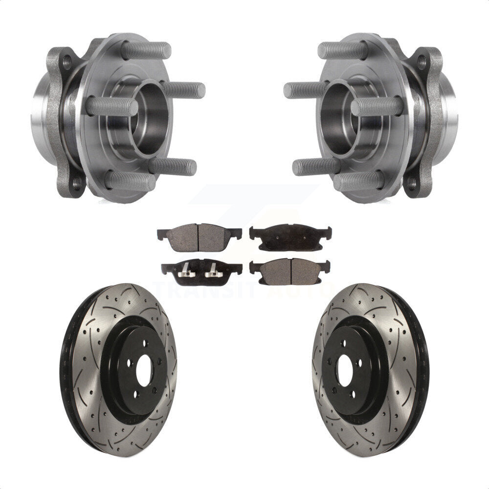 Transit Auto KBB-113556 Wheel Bearing and Hub Assembly for 2015-2023 Ford Edge, Lincoln Nautilus, Lincoln MKX - Front product image