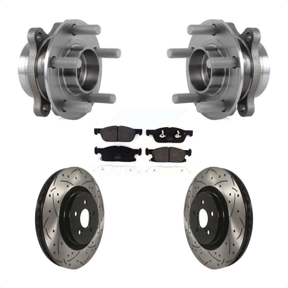 Transit Auto KBB-113557 Wheel Bearing and Hub Assembly for 2017-2020 Lincoln Continental, Ford Fusion, Lincoln MKZ - Front product image