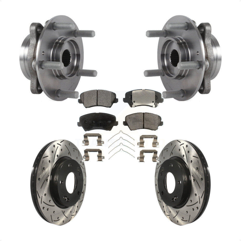 Transit Auto KBB-113563 Wheel Bearing and Hub Assembly for 2017-2021 Hyundai Veloster, Hyundai Elantra GT - Front product image
