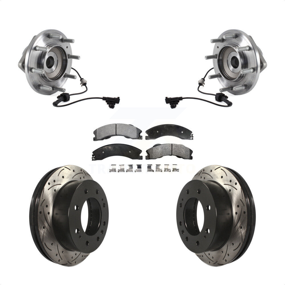 Transit Auto KBB-113565 Wheel Bearing and Hub Assembly for 2011-2019 Chevrolet Silverado 3500 HD, GMC Sierra 3500 HD - Front product image