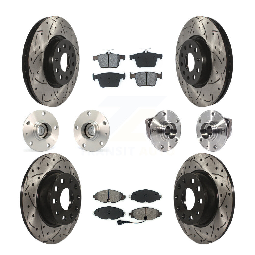 Transit Auto KBB-113575 Wheel Bearing and Hub Assembly for 2015-2018 Audi A3 Sportback e-tron, Audi A3 - Front and Rear product image