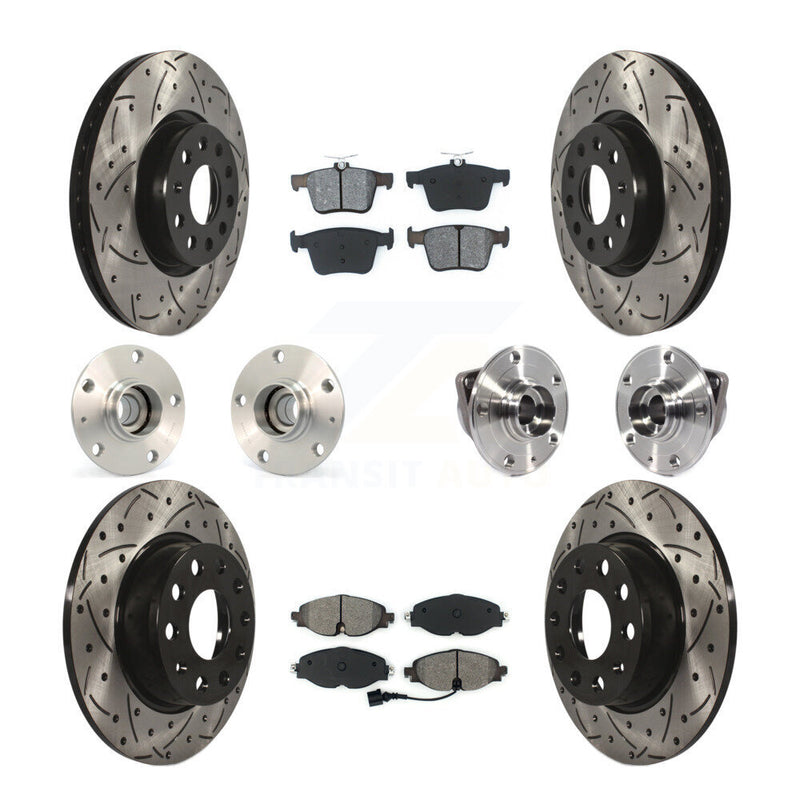 Transit Auto KBB-113575 Wheel Bearing and Hub Assembly for 2015-2018 Audi A3 Sportback e-tron, Audi A3 - Front and Rear product image