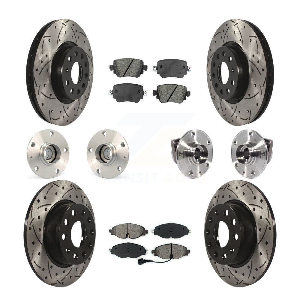 Transit Auto KBB-113576 Wheel Bearing and Hub Assembly for 2015-2018 Volkswagen GTI - Front and Rear product image
