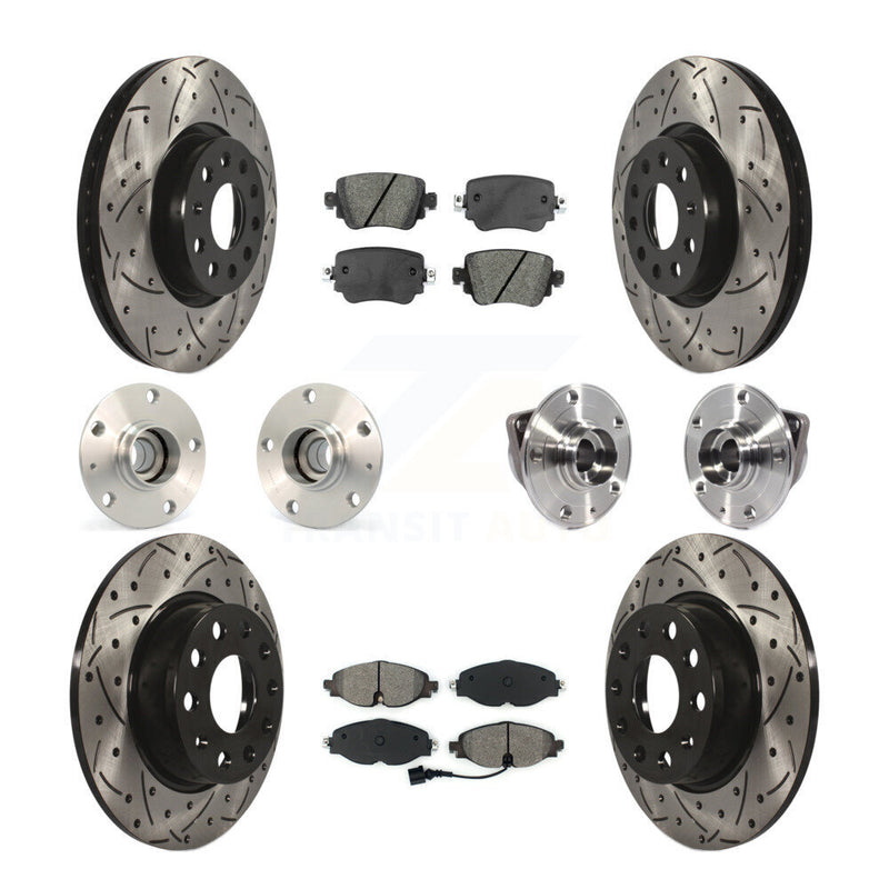 Transit Auto KBB-113576 Wheel Bearing and Hub Assembly for 2015-2018 Volkswagen GTI - Front and Rear product image