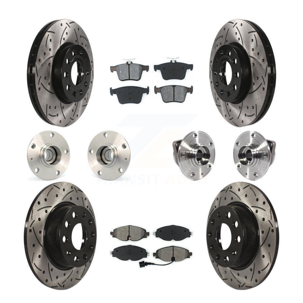Transit Auto KBB-113577 Wheel Bearing and Hub Assembly for 2016 Audi A3 - Front and Rear product image