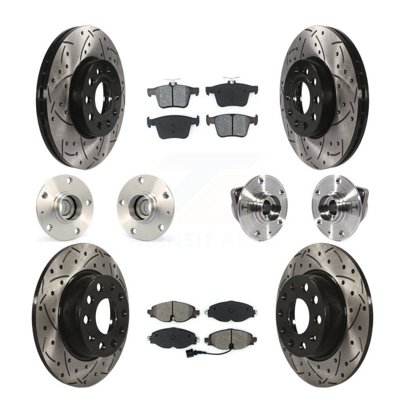 Transit Auto KBB-113577 Wheel Bearing and Hub Assembly for 2016 Audi A3 - Front and Rear product image