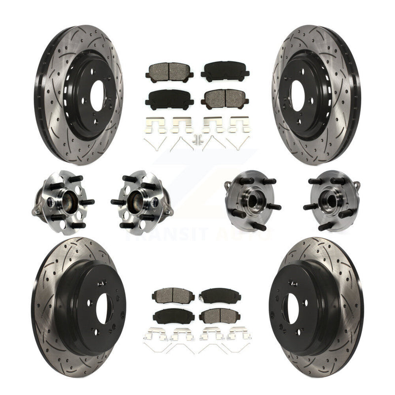 Transit Auto KBB-113580 Wheel Bearing and Hub Assembly for 2015-2017 Honda Odyssey - Front and Rear product image