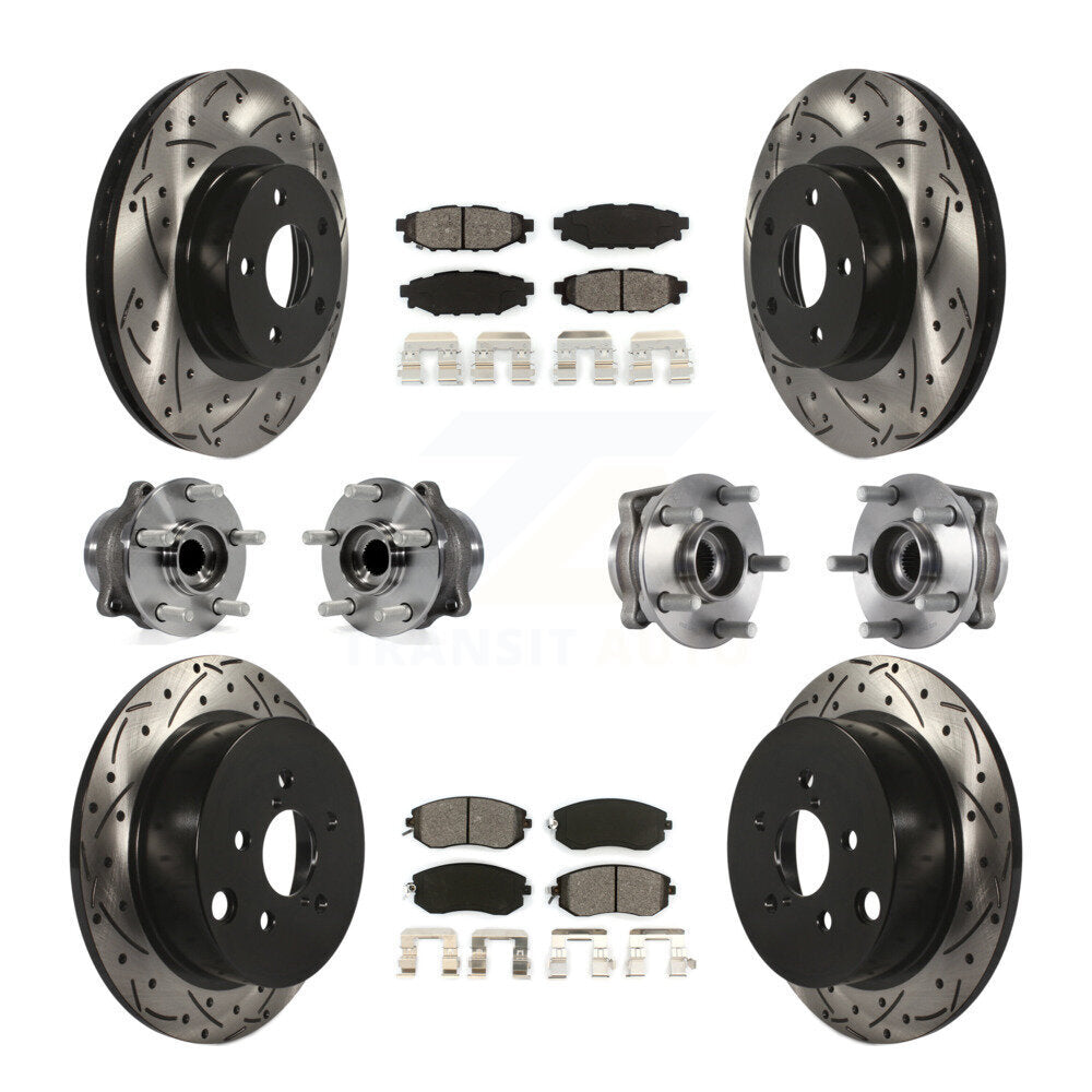 Transit Auto KBB-113588 Wheel Bearing and Hub Assembly for 2014-2016 Subaru Impreza - Front and Rear product image