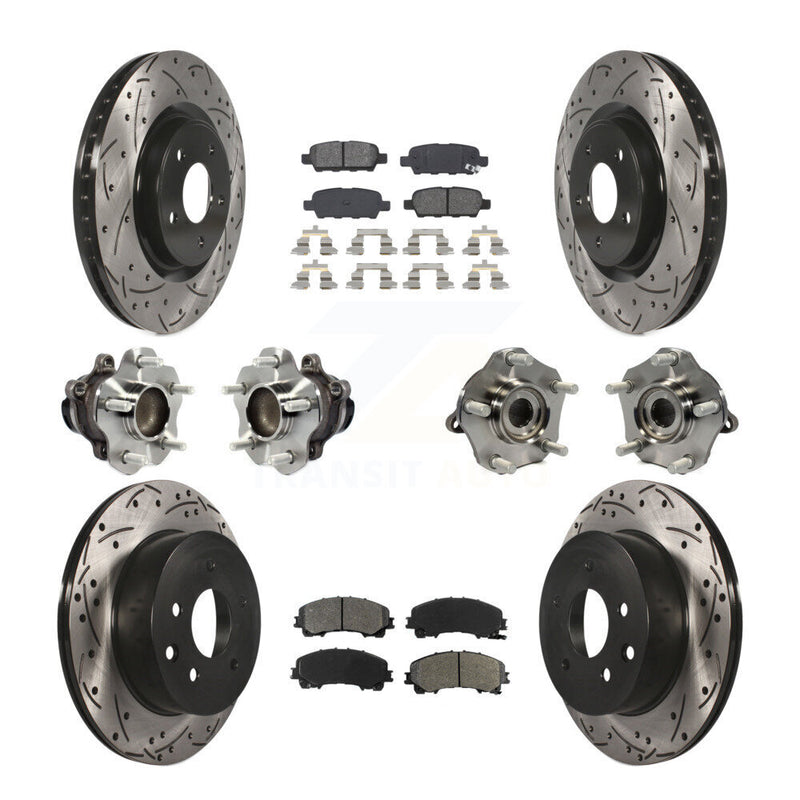 Transit Auto KBB-113593 Wheel Bearing and Hub Assembly for 2014-2019 Nissan Rogue - Front and Rear product image