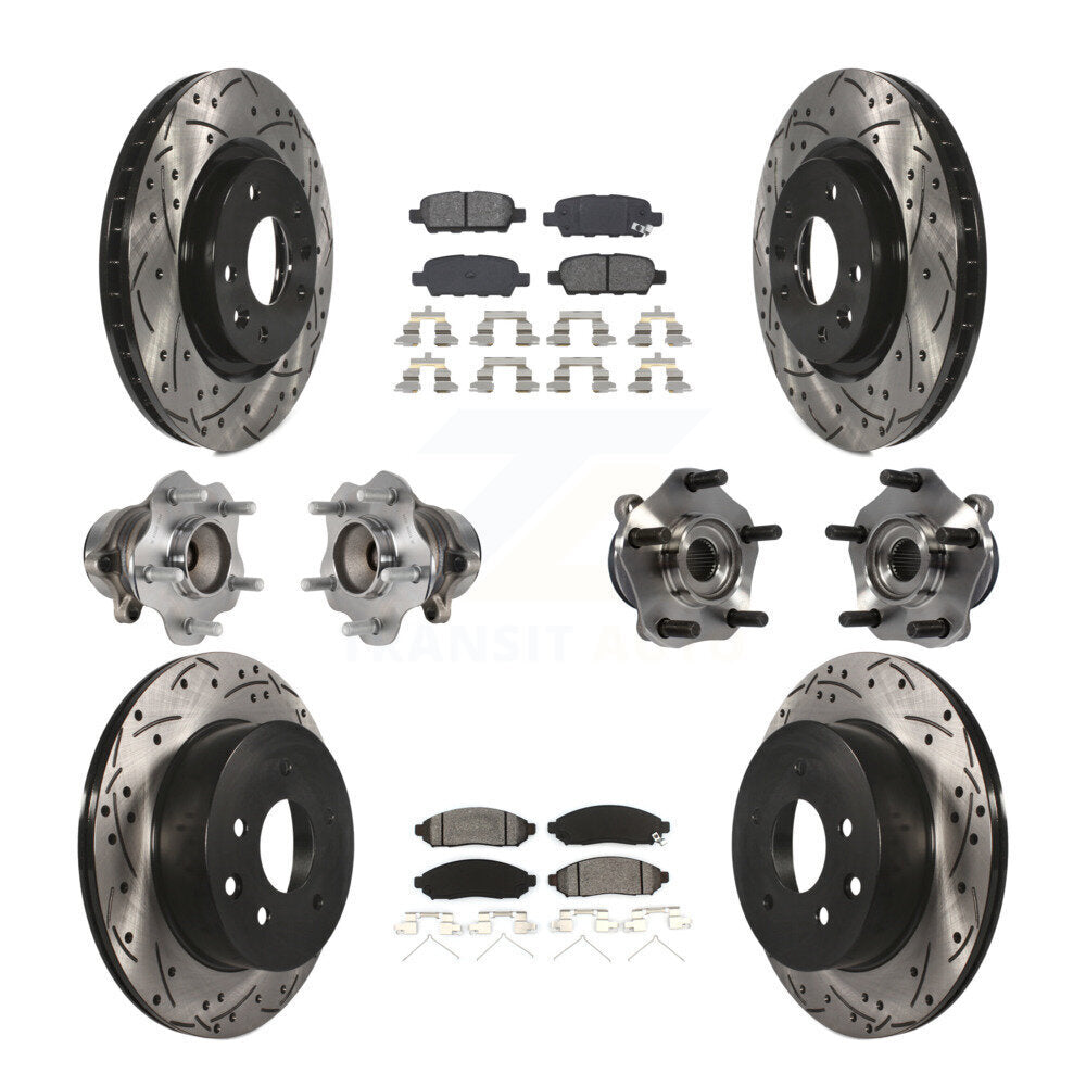 Transit Auto KBB-113594 Wheel Bearing and Hub Assembly for 2015 Nissan LEAF - Front and Rear product image
