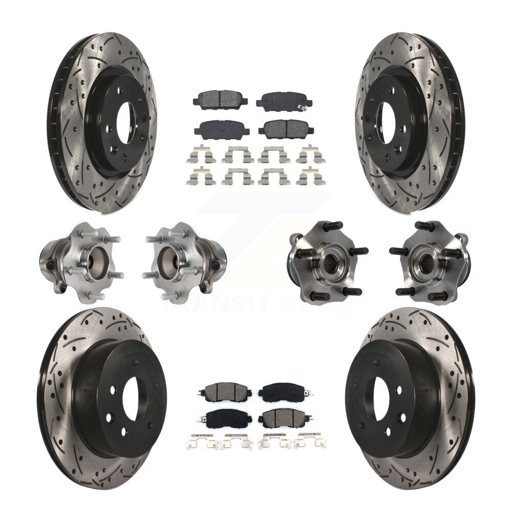 Transit Auto KBB-113595 Wheel Bearing and Hub Assembly for 2014-2017 Nissan LEAF - Front and Rear product image