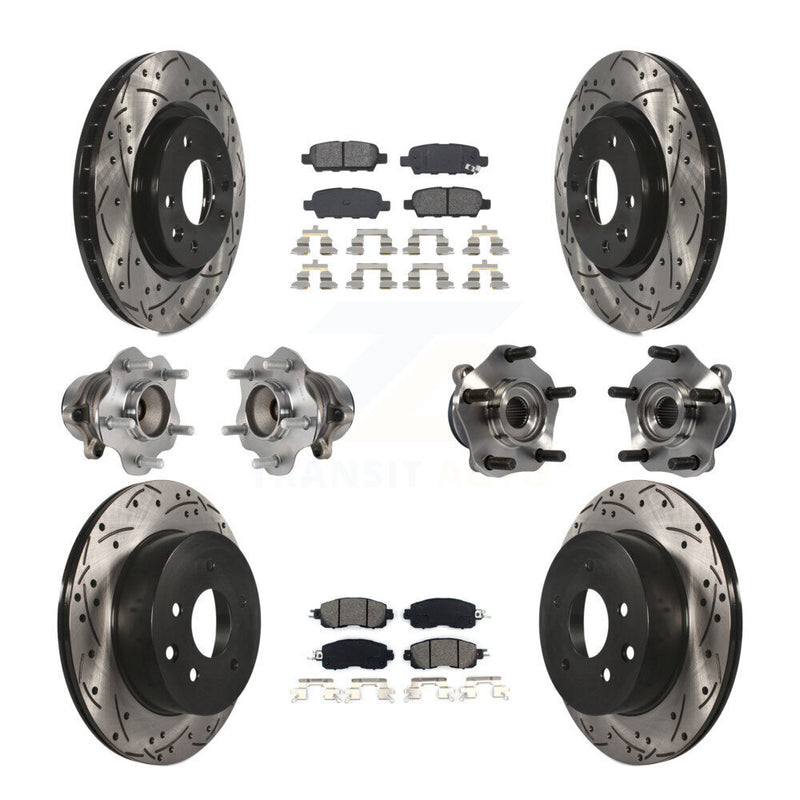Transit Auto KBB-113595 Wheel Bearing and Hub Assembly for 2014-2017 Nissan LEAF - Front and Rear product image