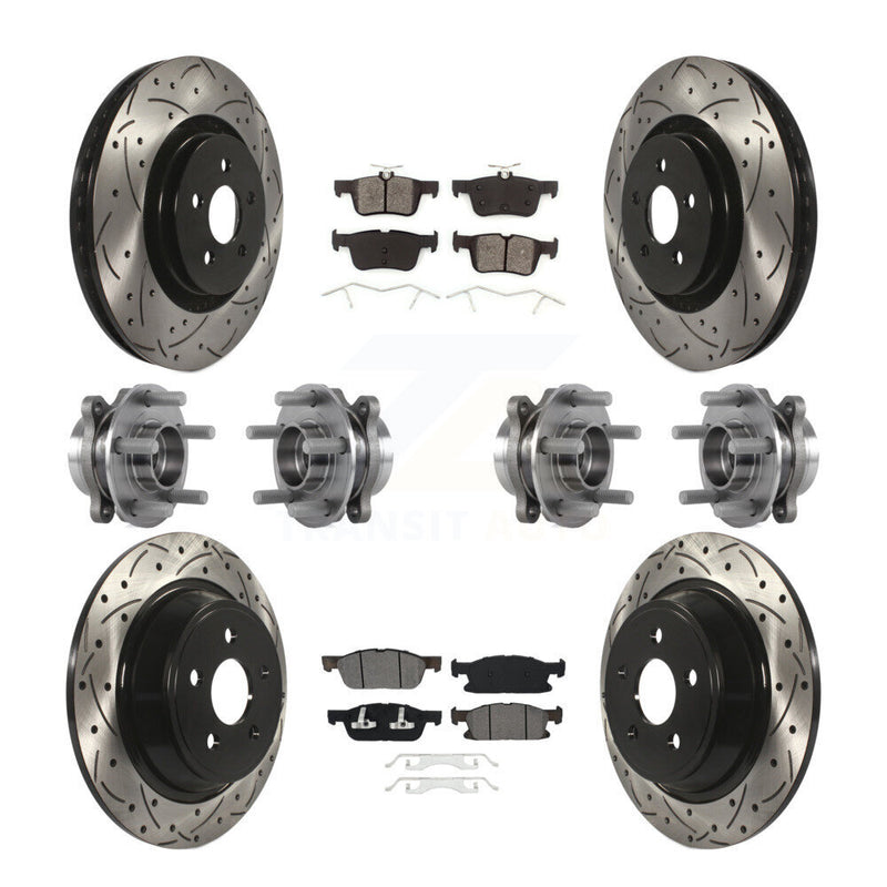Transit Auto KBB-113605 Wheel Bearing and Hub Assembly for 2015-2023 Lincoln Nautilus, Lincoln MKX, Ford Edge - Front and Rear product image