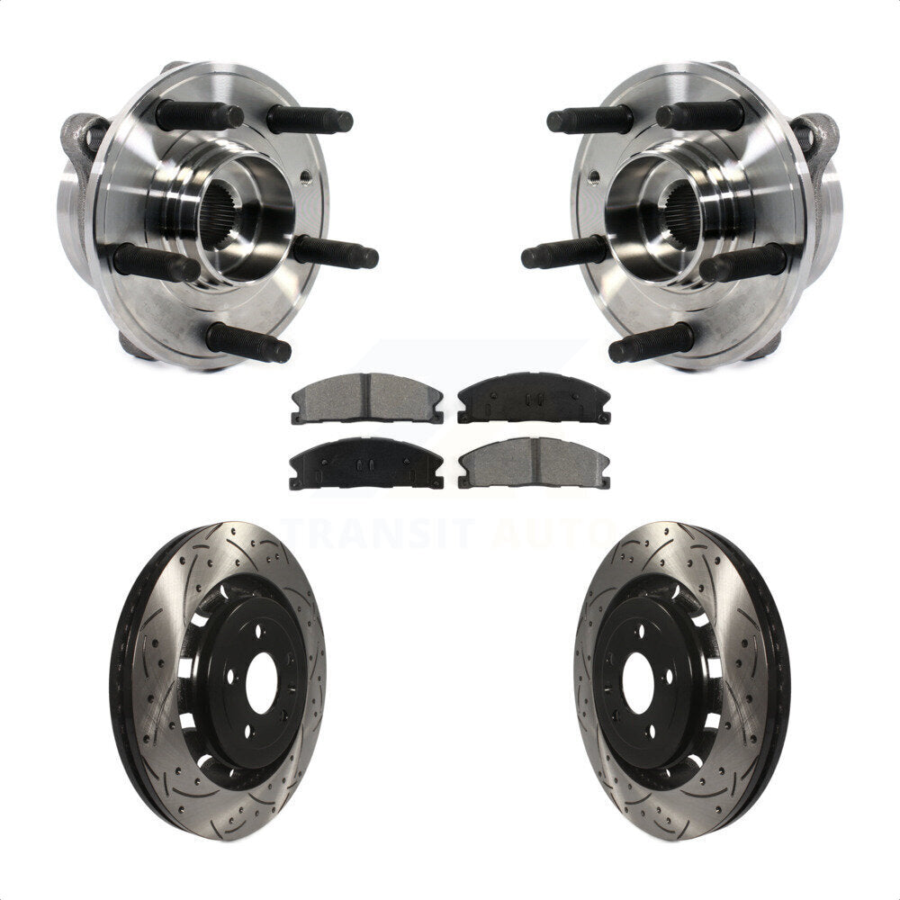Transit Auto KBB-113607 Wheel Bearing and Hub Assembly for 2013-2019 Ford Special Service Police Sedan, Ford Police Interceptor Sedan, Ford Taurus - Front product image