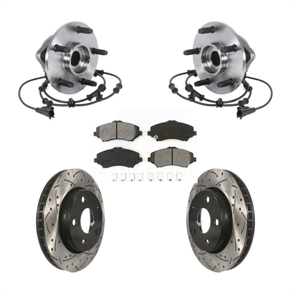 Transit Auto KBB-113610 Wheel Bearing and Hub Assembly for 2011-2017 Jeep Wrangler - Front product image