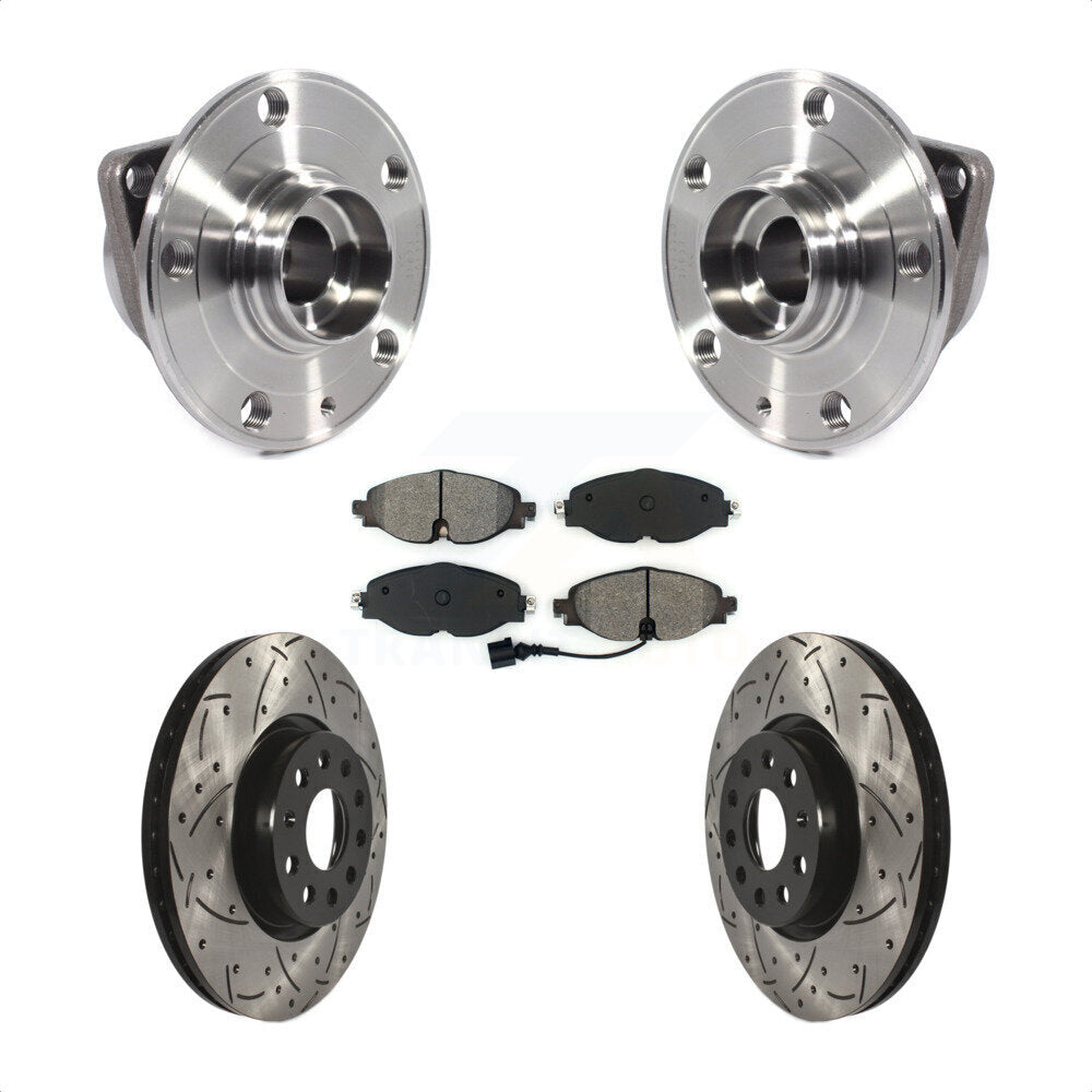 Transit Auto KBB-113611 Wheel Bearing and Hub Assembly for 2015-2023 Volkswagen Taos, Audi TT Quattro, Volkswagen Golf Alltrack & more - Front product image